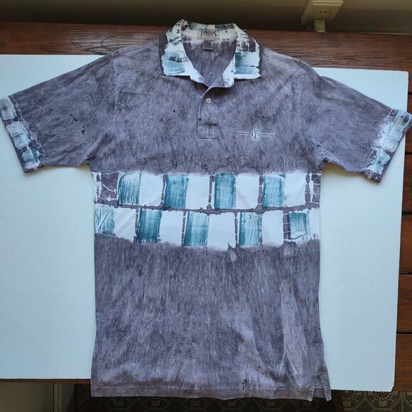 Vintage Fairway Blues Golf Polo Shirt Men's Medium Short Sleeve Retro 90's USA - Picture 7 of 9